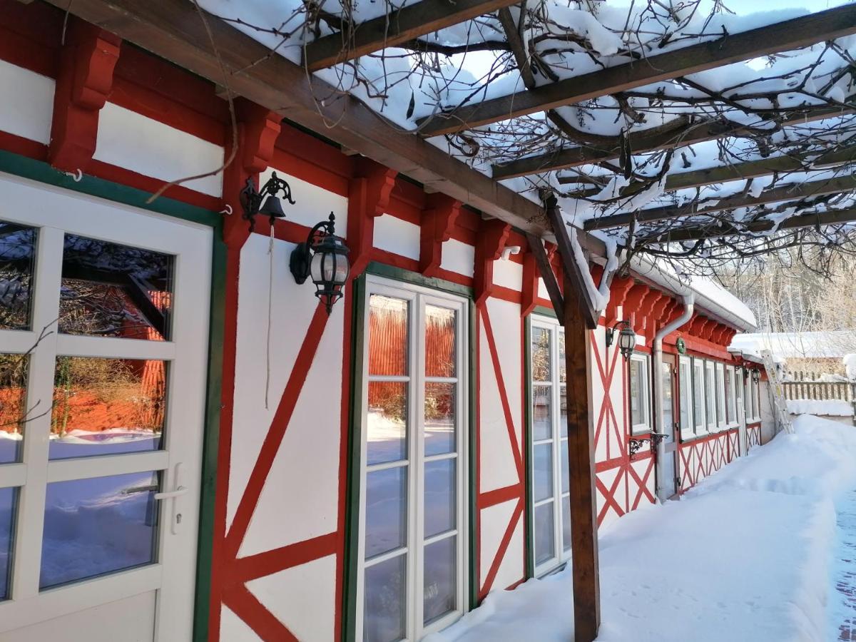Stilvolles Ferienhaus Artdeco Wernigerode Bagian luar foto